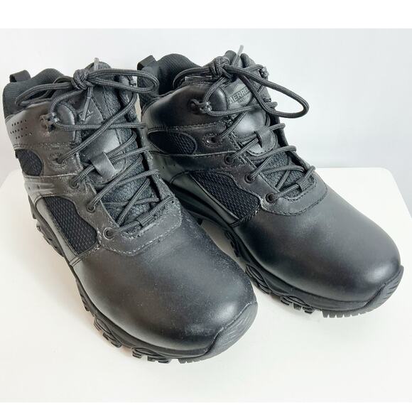 Merrell Moab 3 Mens Response Tactical Mid Boots Black Waterproof  Size 8 - Picture 1 of 9